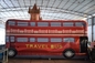 Φουσκωτό φουσκωτό λεωφορείο από PVC Red Wide Castle Jumping For Kids Διασκέδαση Οικολογικό